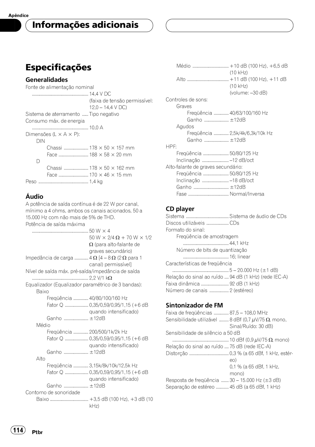 Pioneer DEH-P4550 operation manual % % 