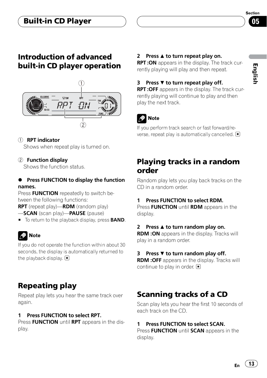 Pioneer DEH-P4550 operation manual 