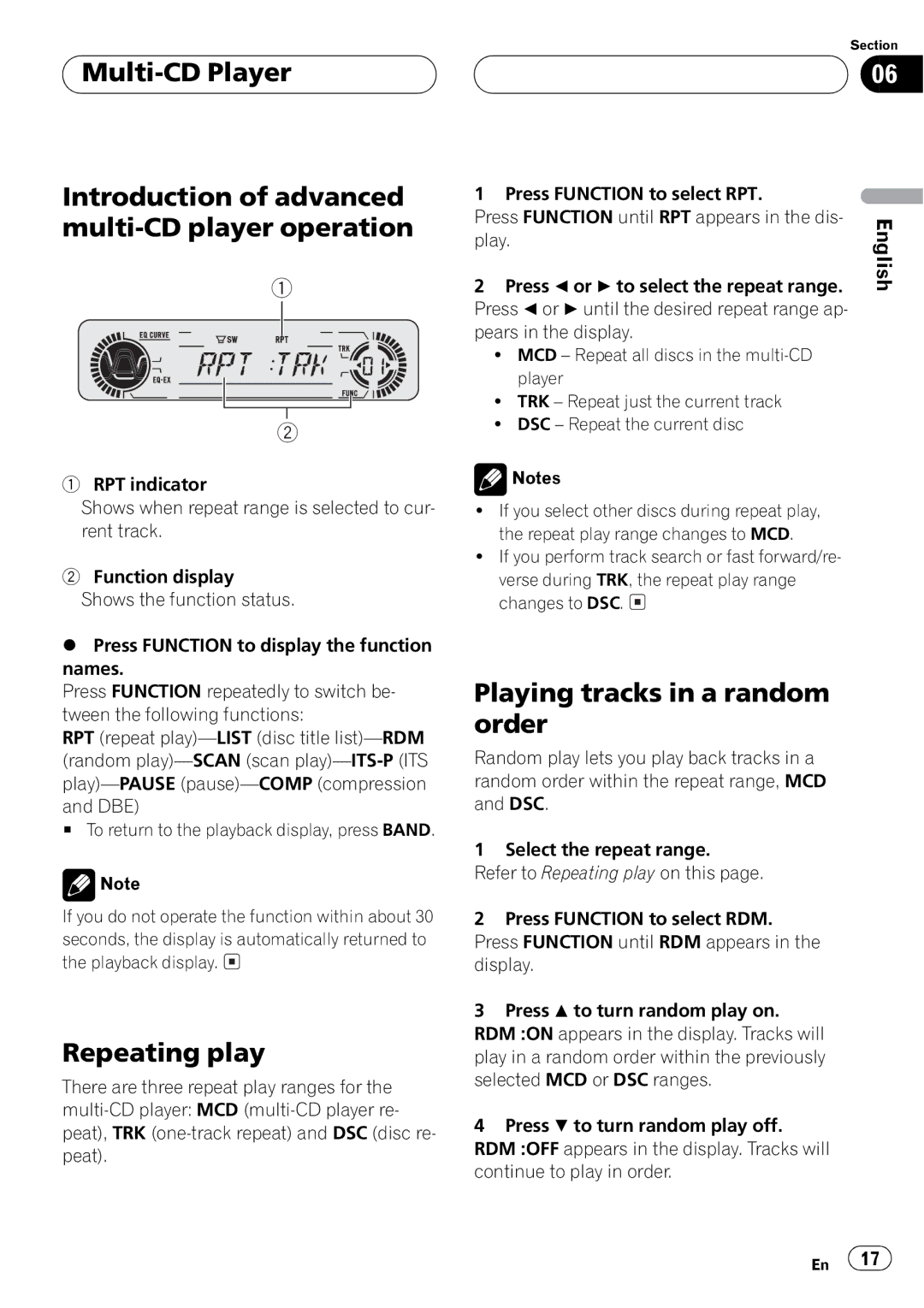 Pioneer DEH-P4550 operation manual 