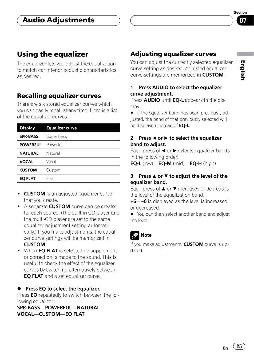 Pioneer DEH-P4550 operation manual 