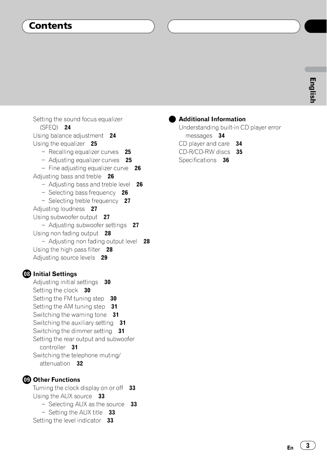 Pioneer DEH-P4550 operation manual 