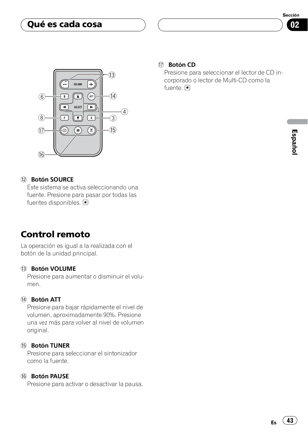 Pioneer DEH-P4550 operation manual 