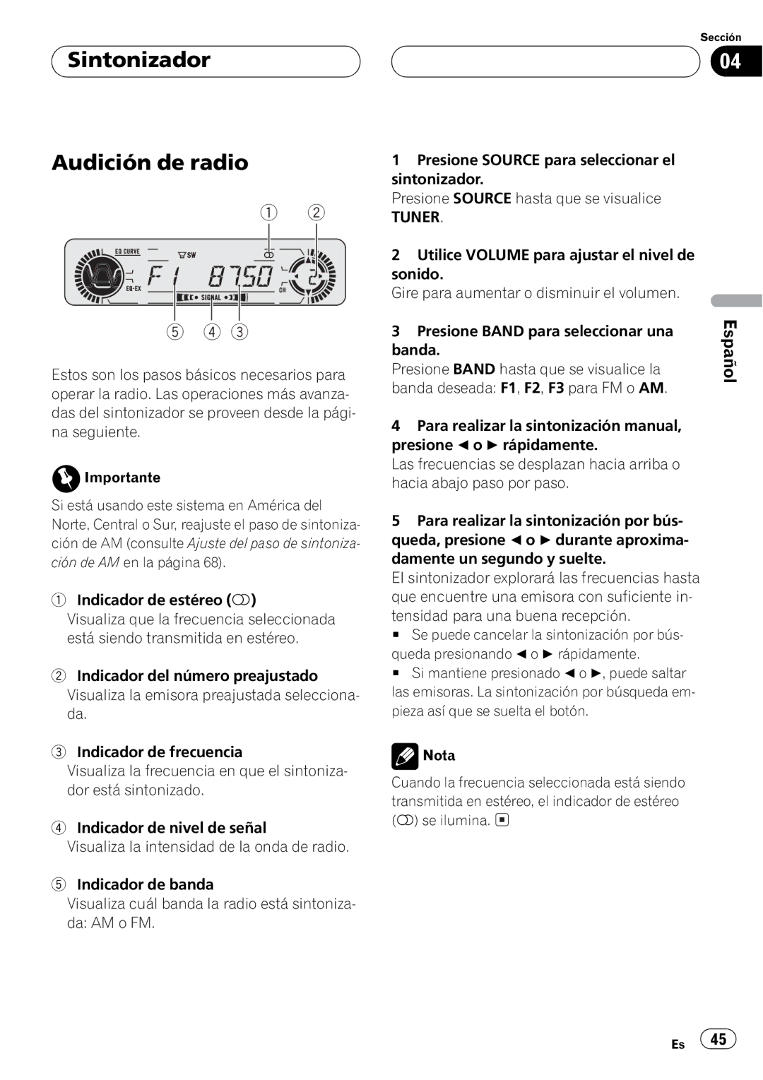 Pioneer DEH-P4550 operation manual 