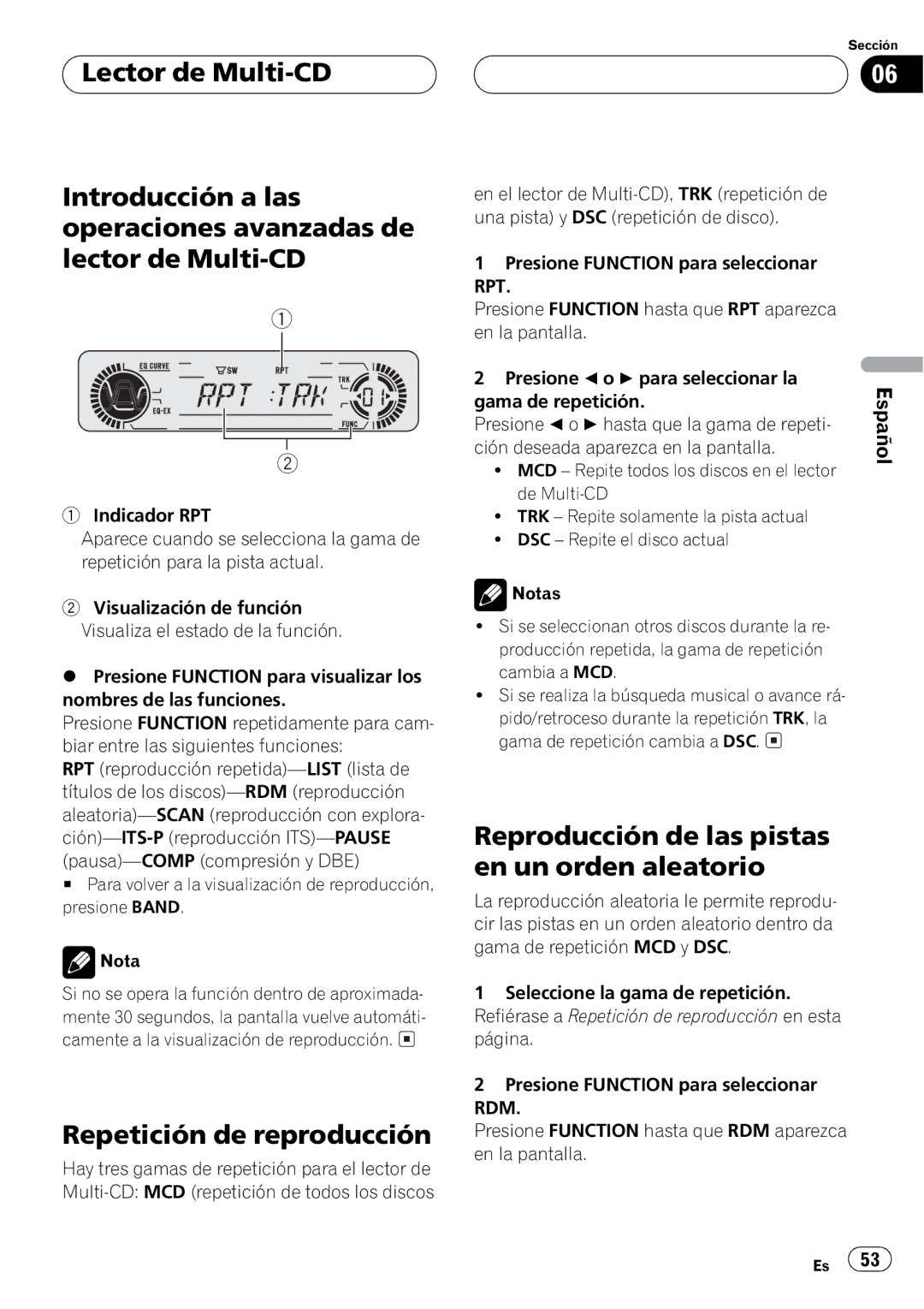 Pioneer DEH-P4550 operation manual + + 