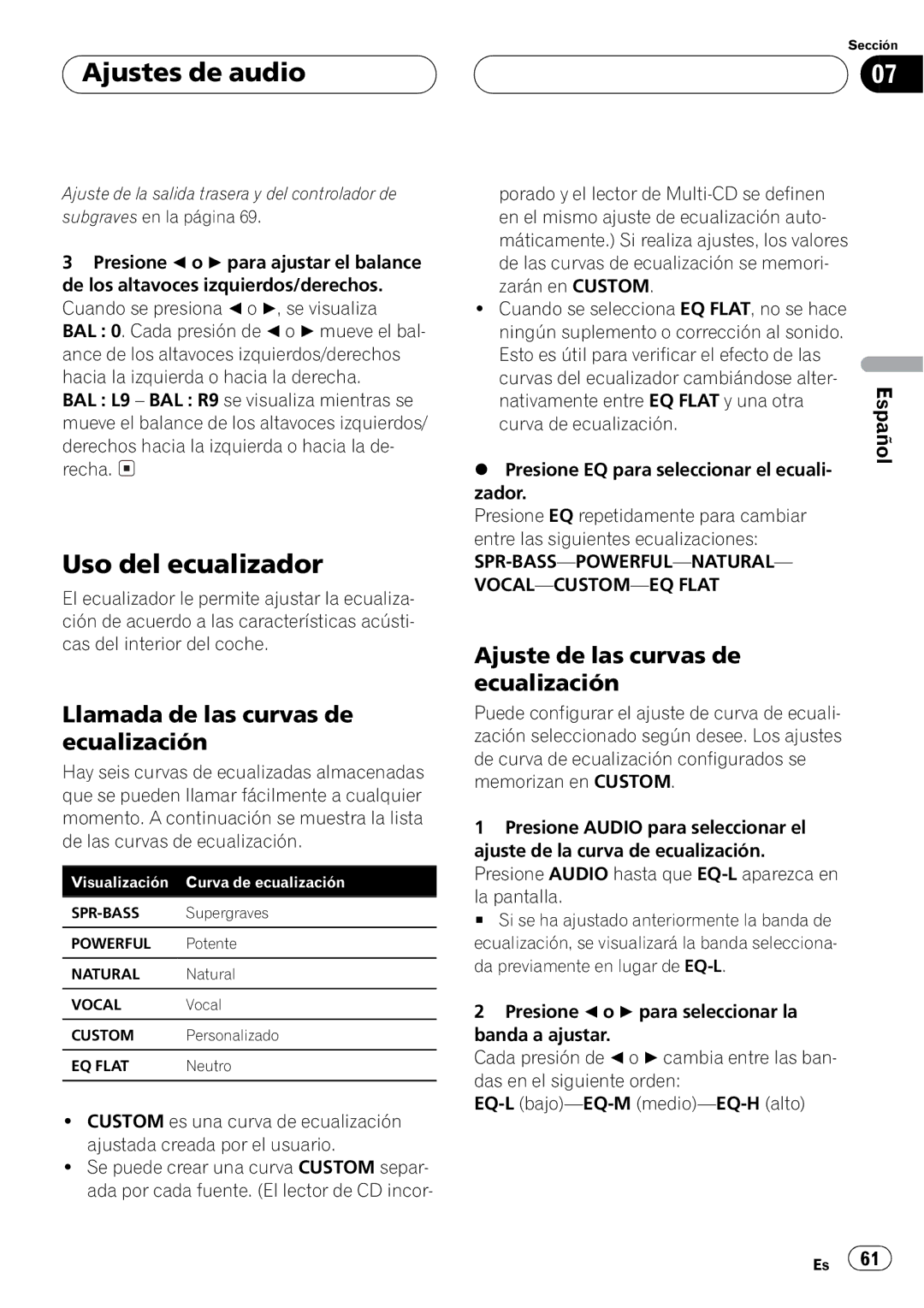 Pioneer DEH-P4550 operation manual + + 