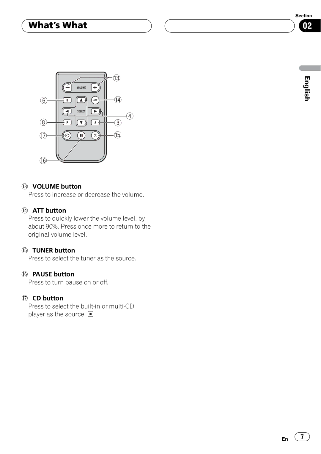 Pioneer DEH-P4550 operation manual 