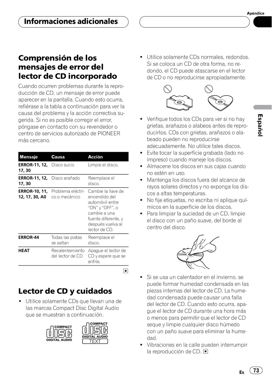 Pioneer DEH-P4550 operation manual 