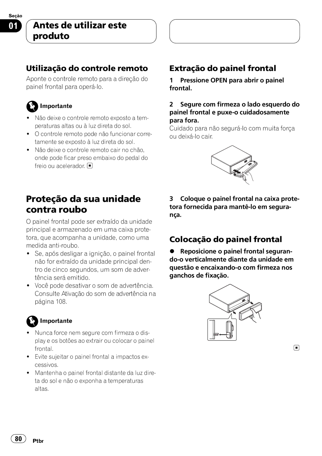 Pioneer DEH-P4550 operation manual 