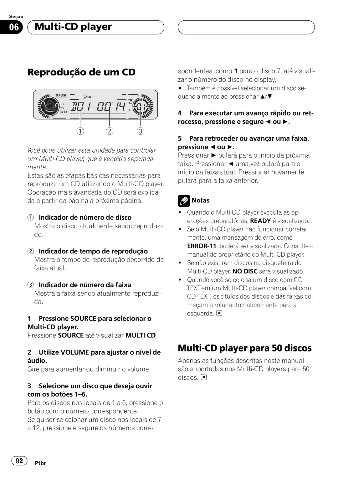 Pioneer DEH-P4550 operation manual 