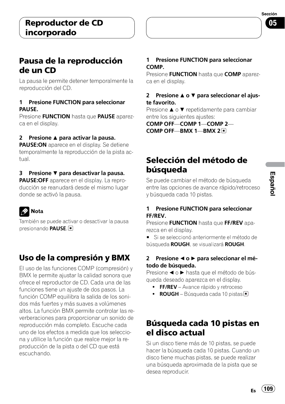 Pioneer DEH-P4600MP operation manual 