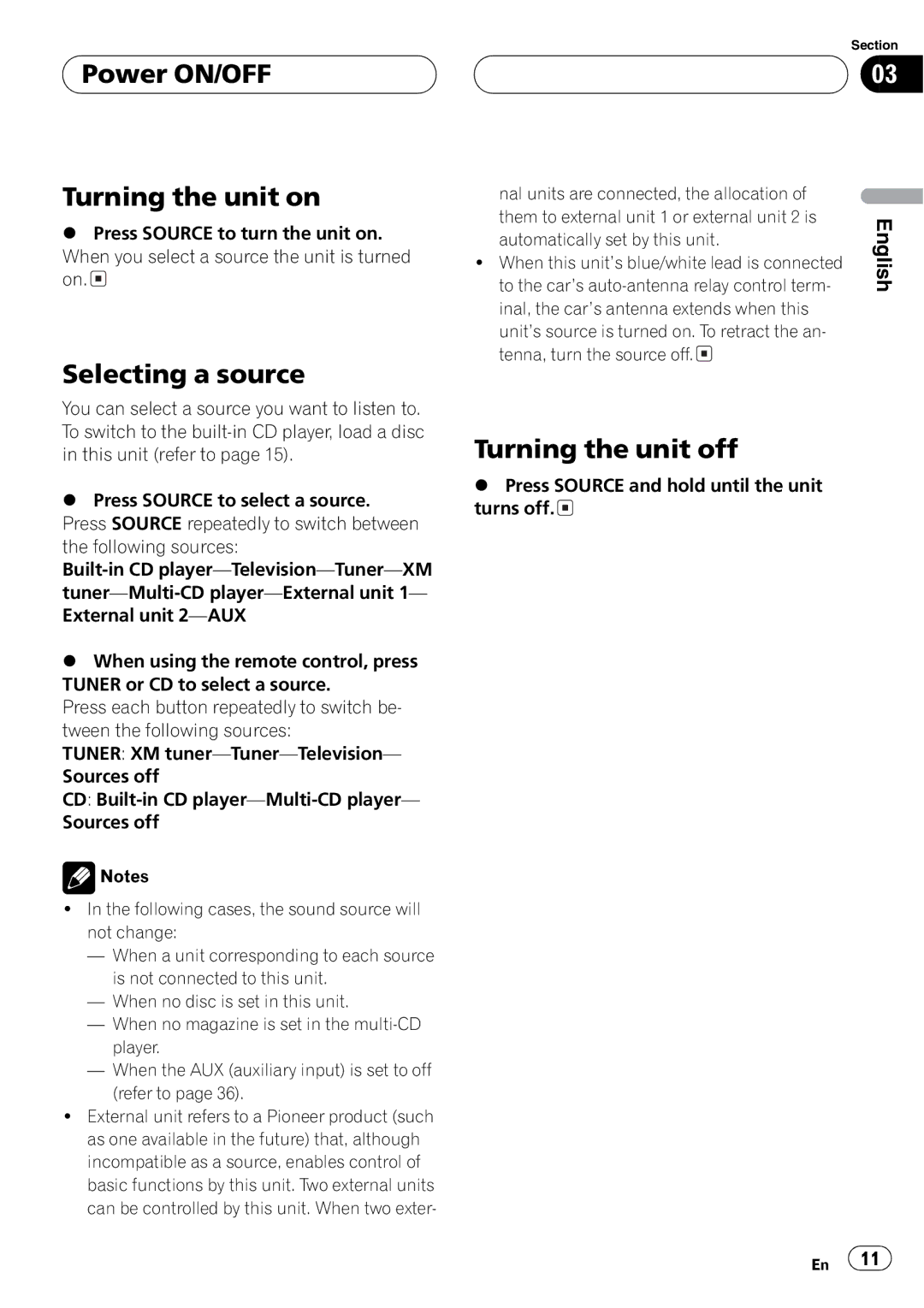 Pioneer DEH-P4600MP operation manual 