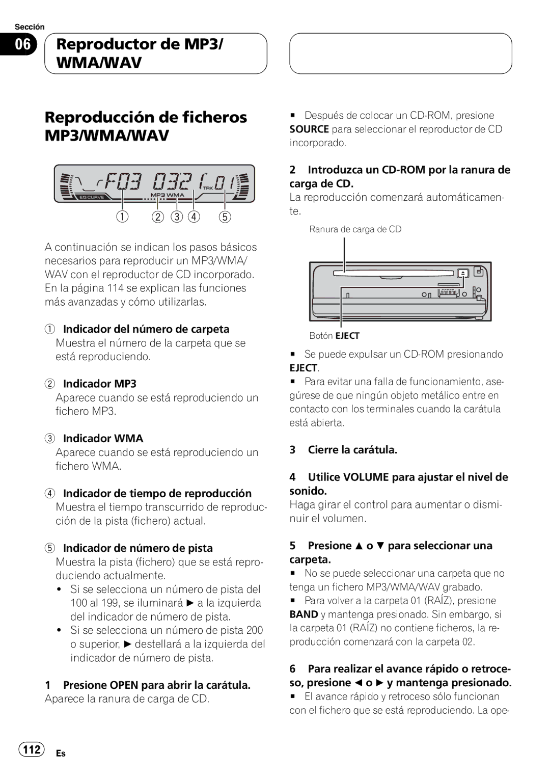 Pioneer DEH-P4600MP operation manual 