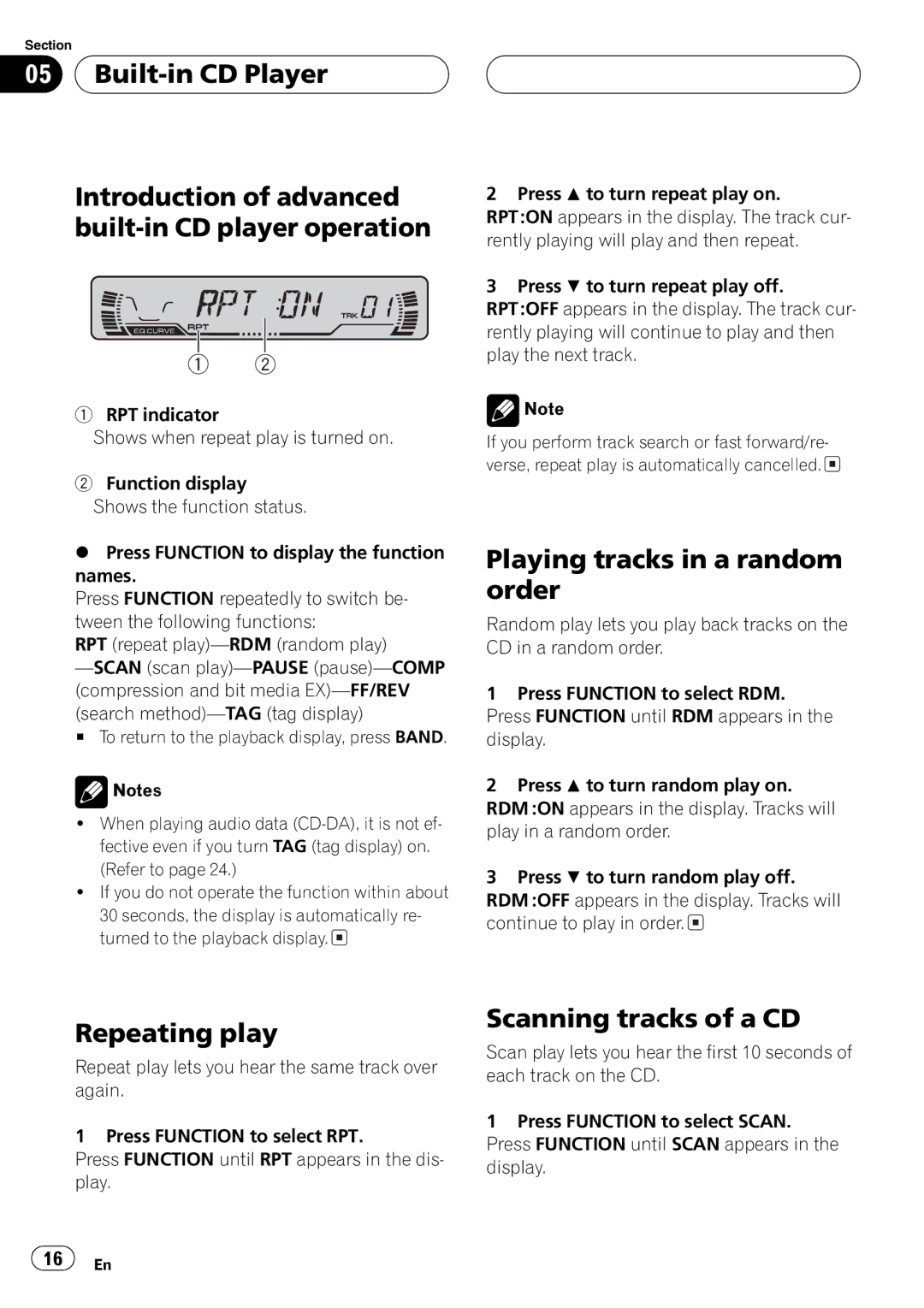 Pioneer DEH-P4600MP operation manual 