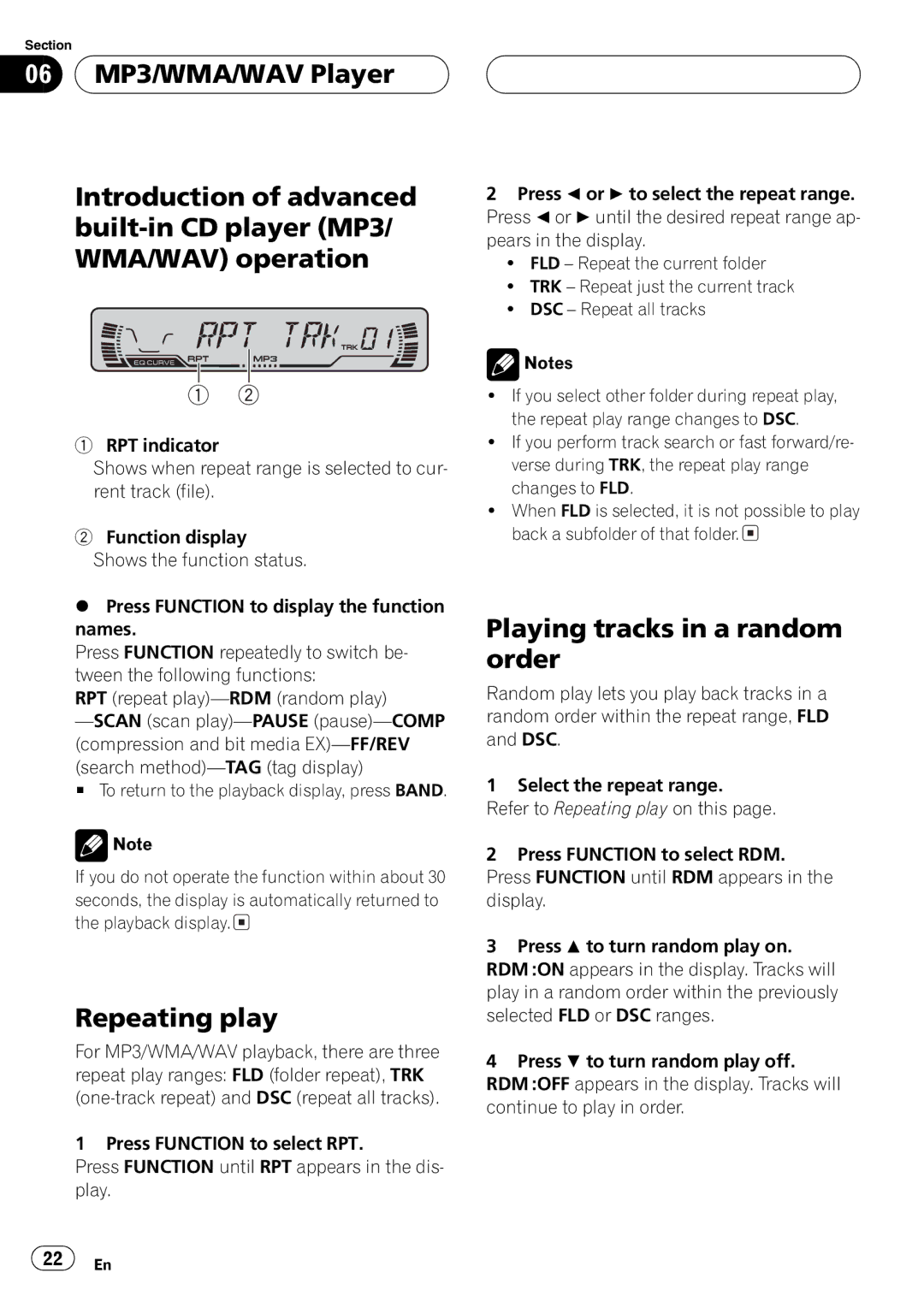 Pioneer DEH-P4600MP operation manual 