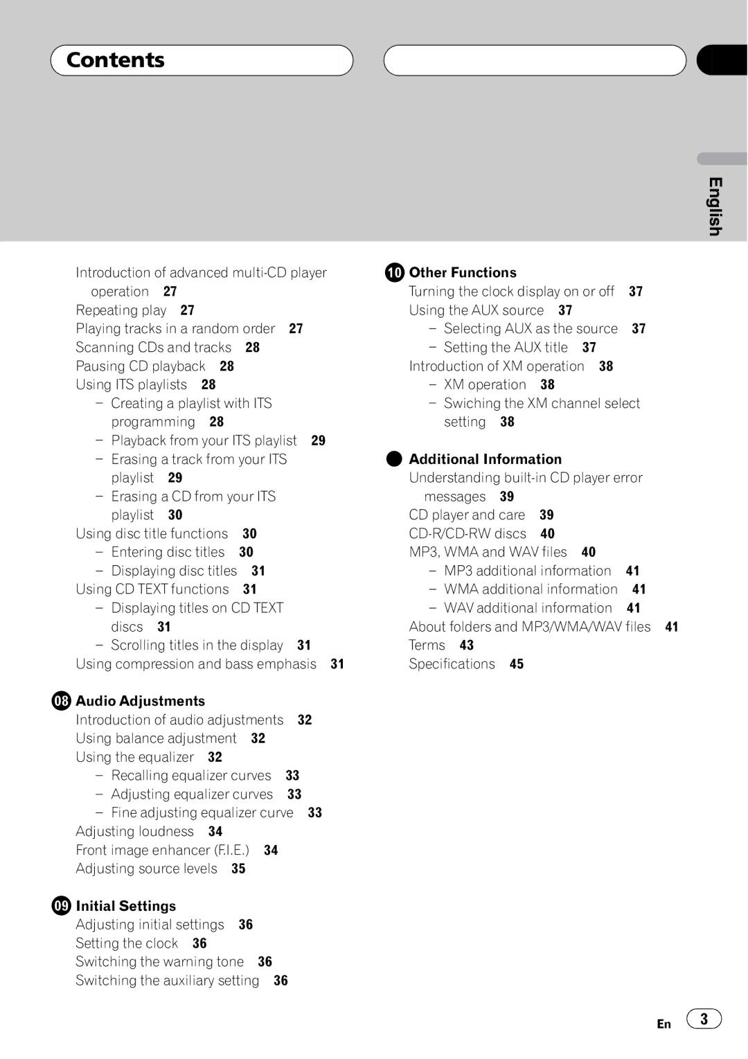 Pioneer DEH-P4600MP operation manual 