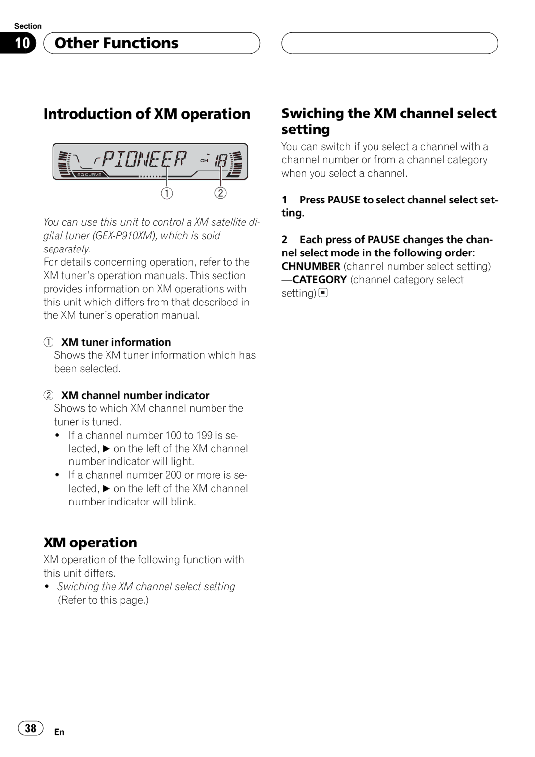 Pioneer DEH-P4600MP operation manual 