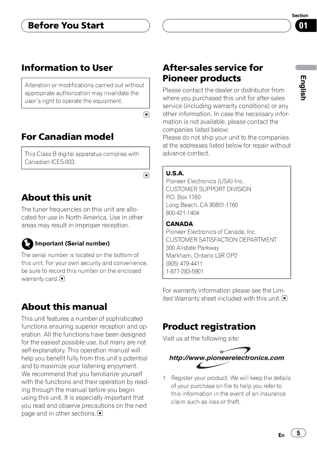 Pioneer DEH-P4600MP operation manual 