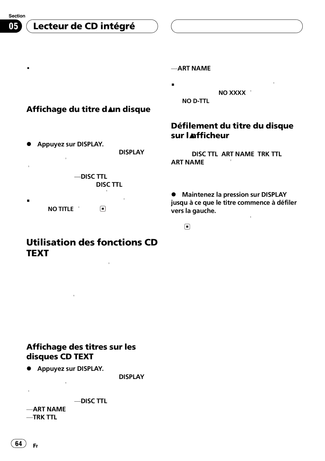 Pioneer DEH-P4600MP operation manual 