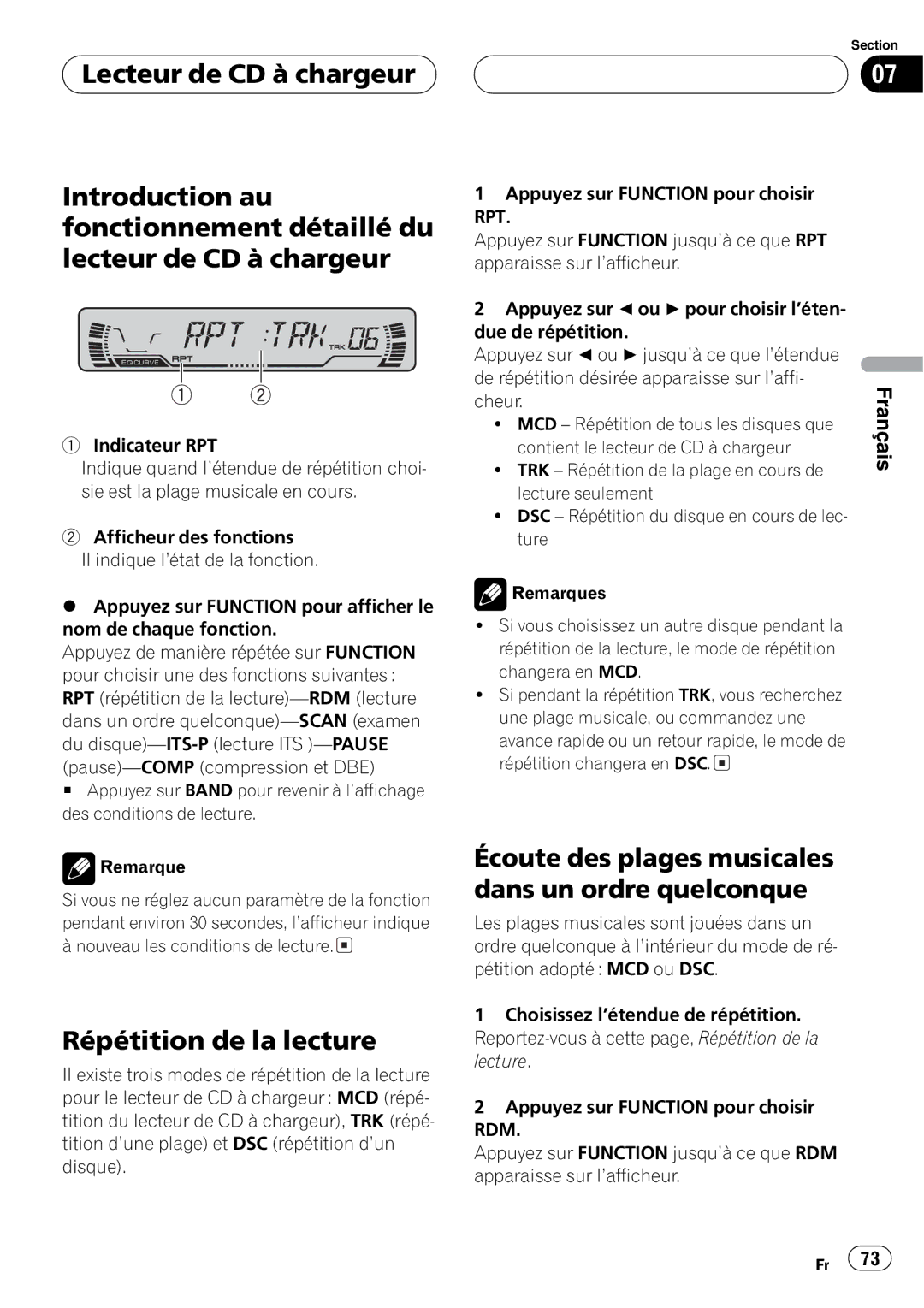 Pioneer DEH-P4600MP operation manual 