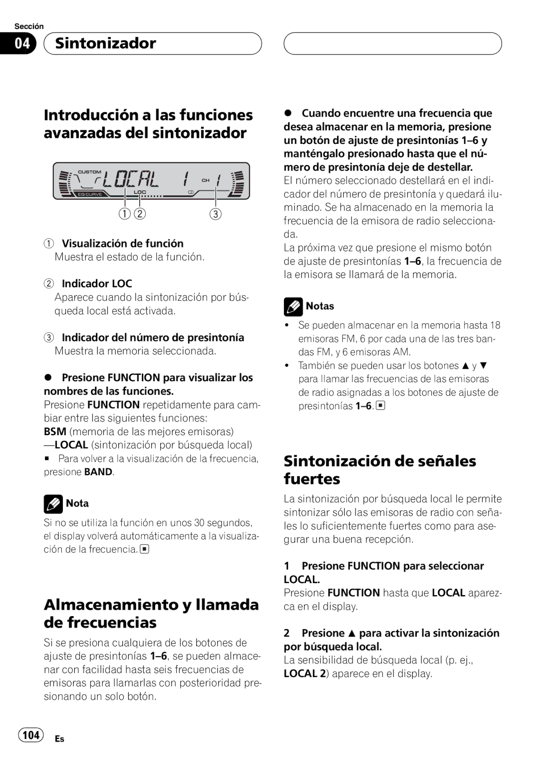 Pioneer DEH-P460MP operation manual + % + + 