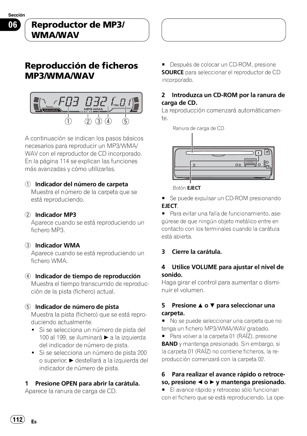 Pioneer DEH-P460MP operation manual 