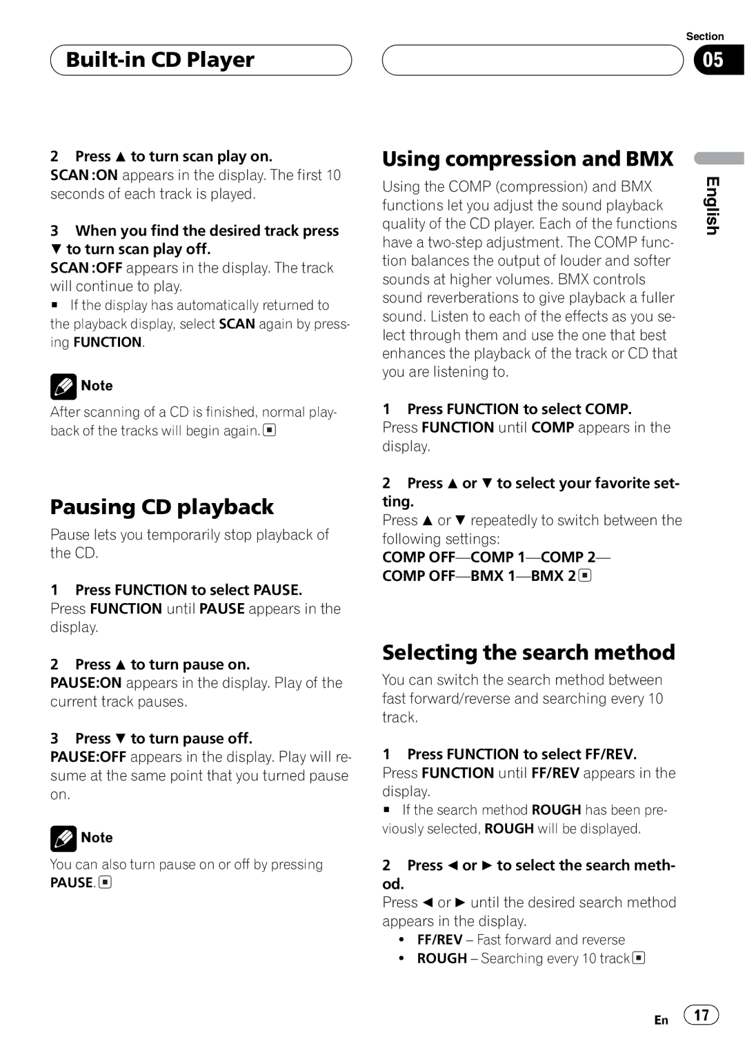 Pioneer DEH-P460MP operation manual 