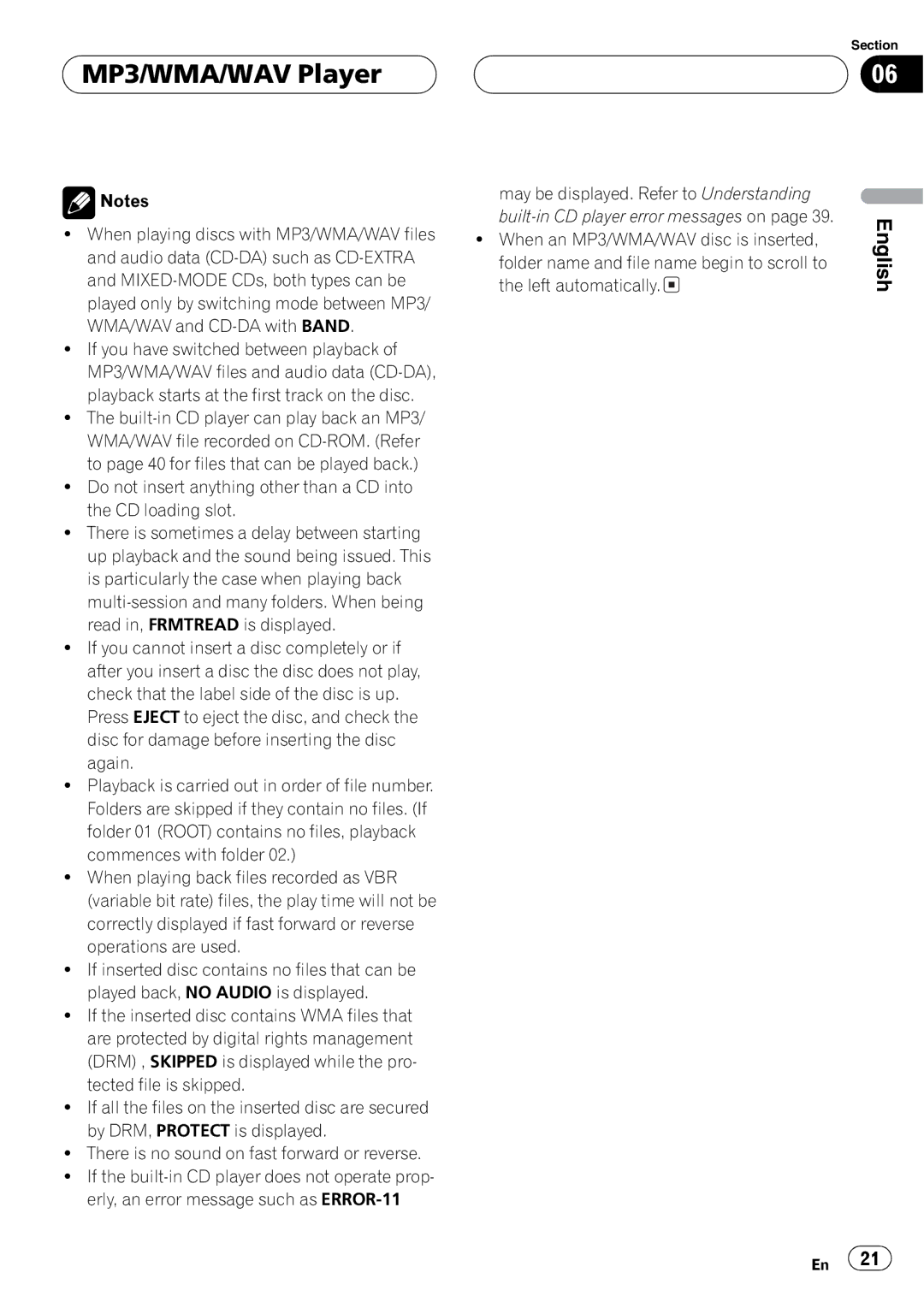 Pioneer DEH-P460MP operation manual 