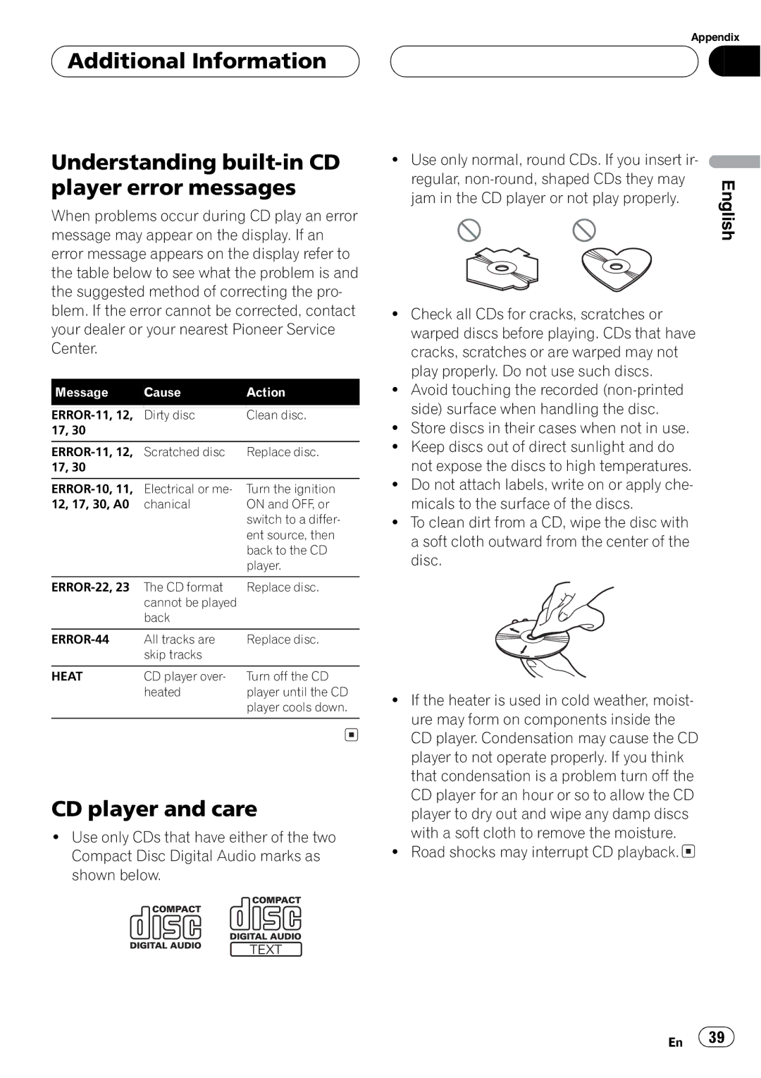 Pioneer DEH-P460MP operation manual 