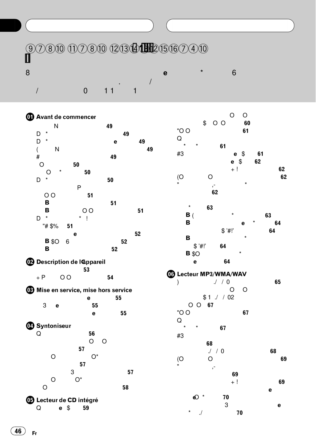 Pioneer DEH-P460MP operation manual 