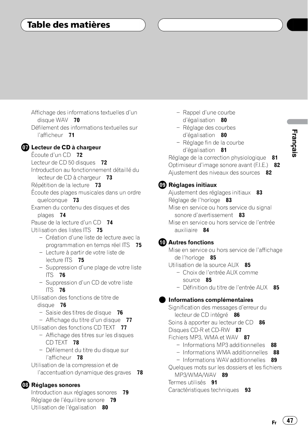 Pioneer DEH-P460MP operation manual 