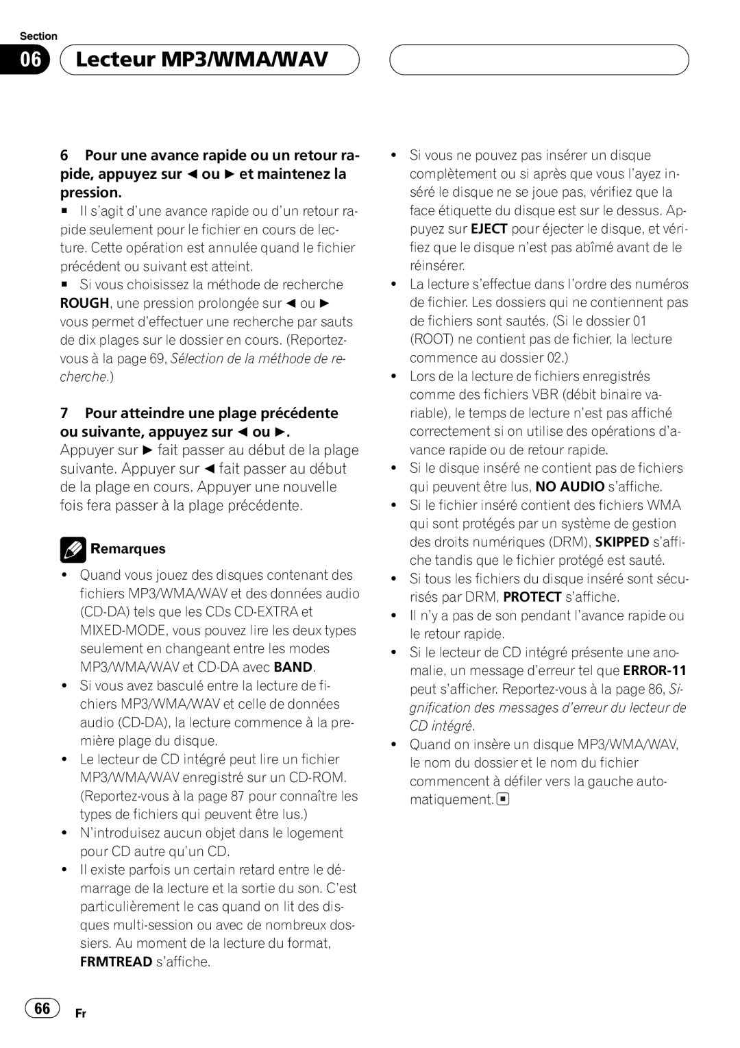 Pioneer DEH-P460MP operation manual 