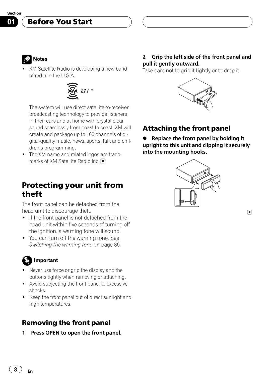 Pioneer DEH-P460MP operation manual 