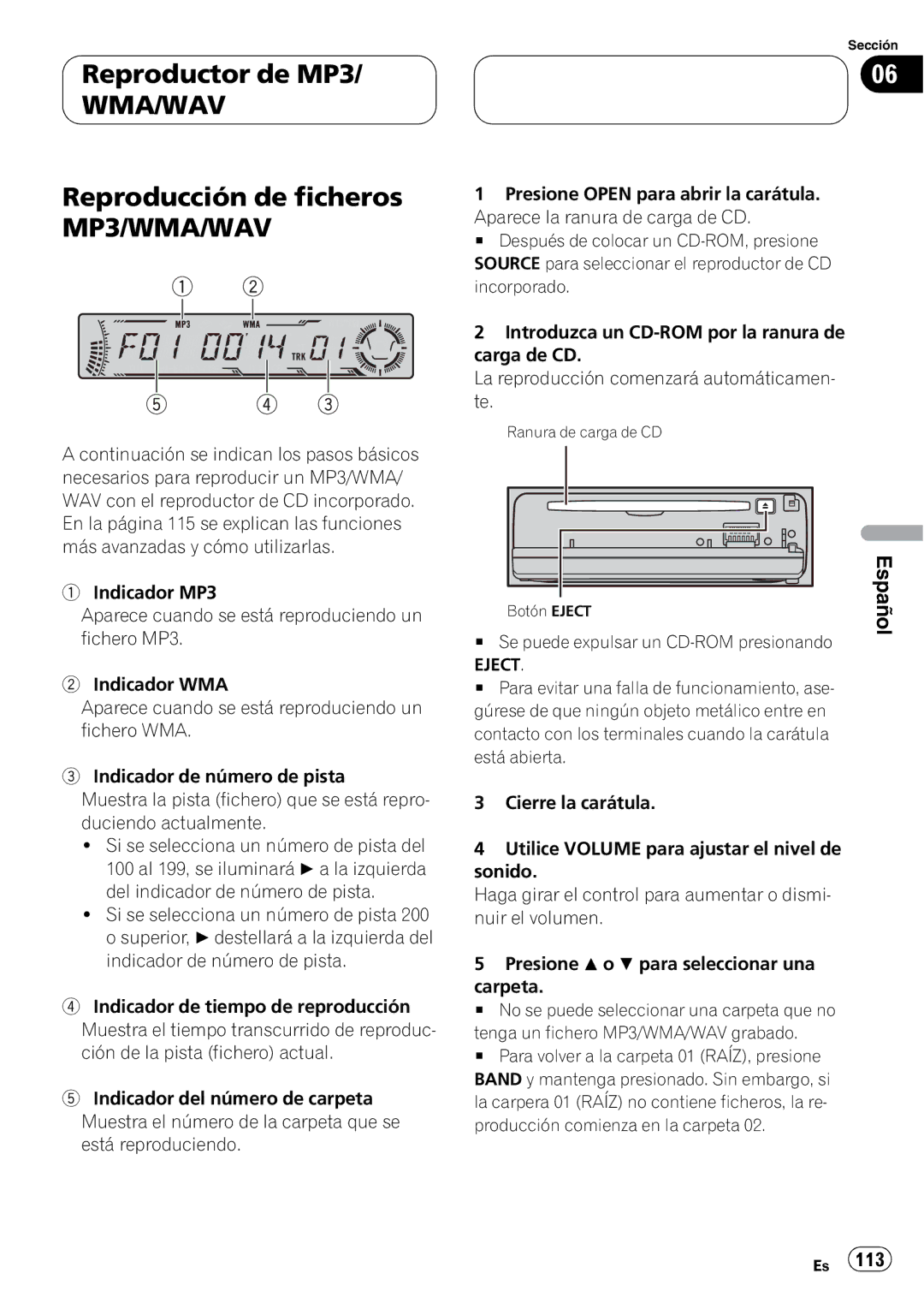 Pioneer DEH-P4700MP operation manual 