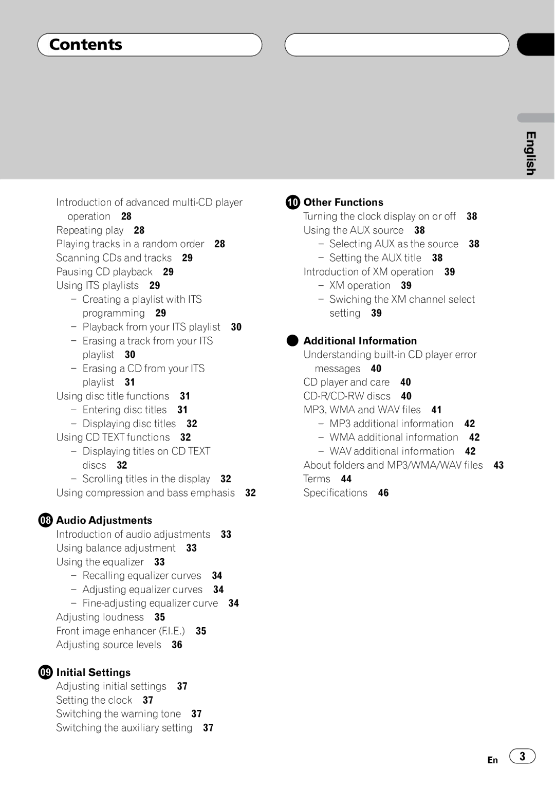 Pioneer DEH-P4700MP operation manual 