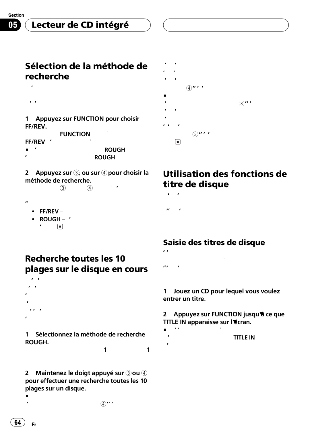 Pioneer DEH-P4700MP operation manual 