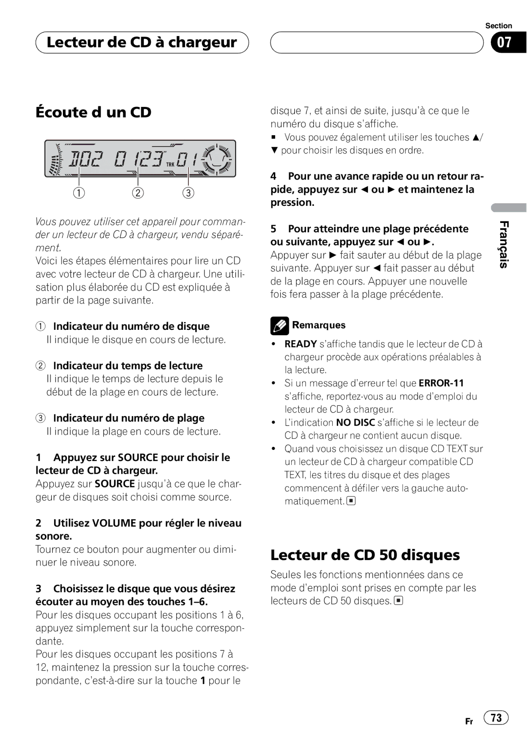 Pioneer DEH-P4700MP operation manual 