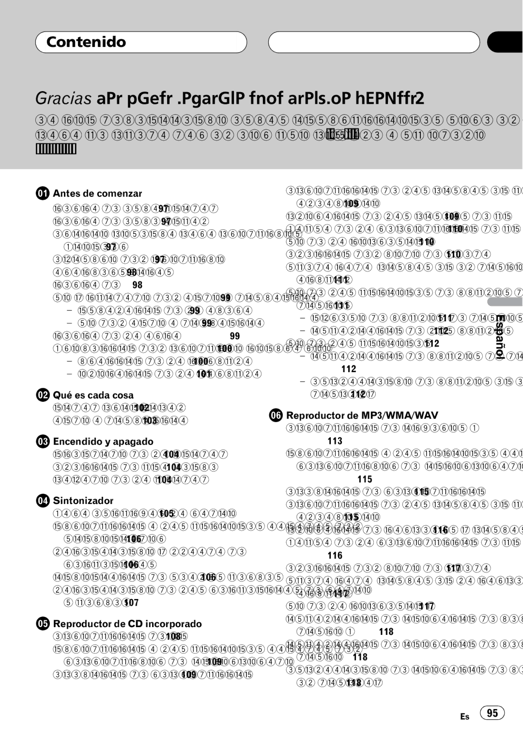 Pioneer DEH-P4700MP operation manual + + 