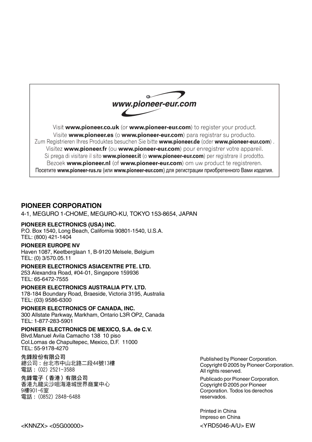 Pioneer DEH-P4800MP operation manual =50 350 