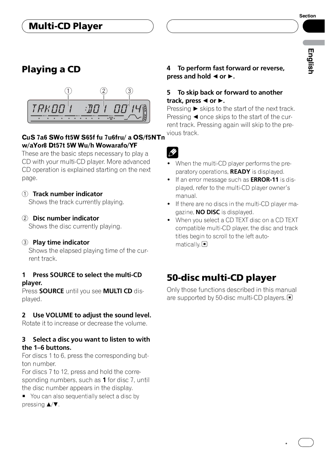 Pioneer DEH-P4800MP operation manual 