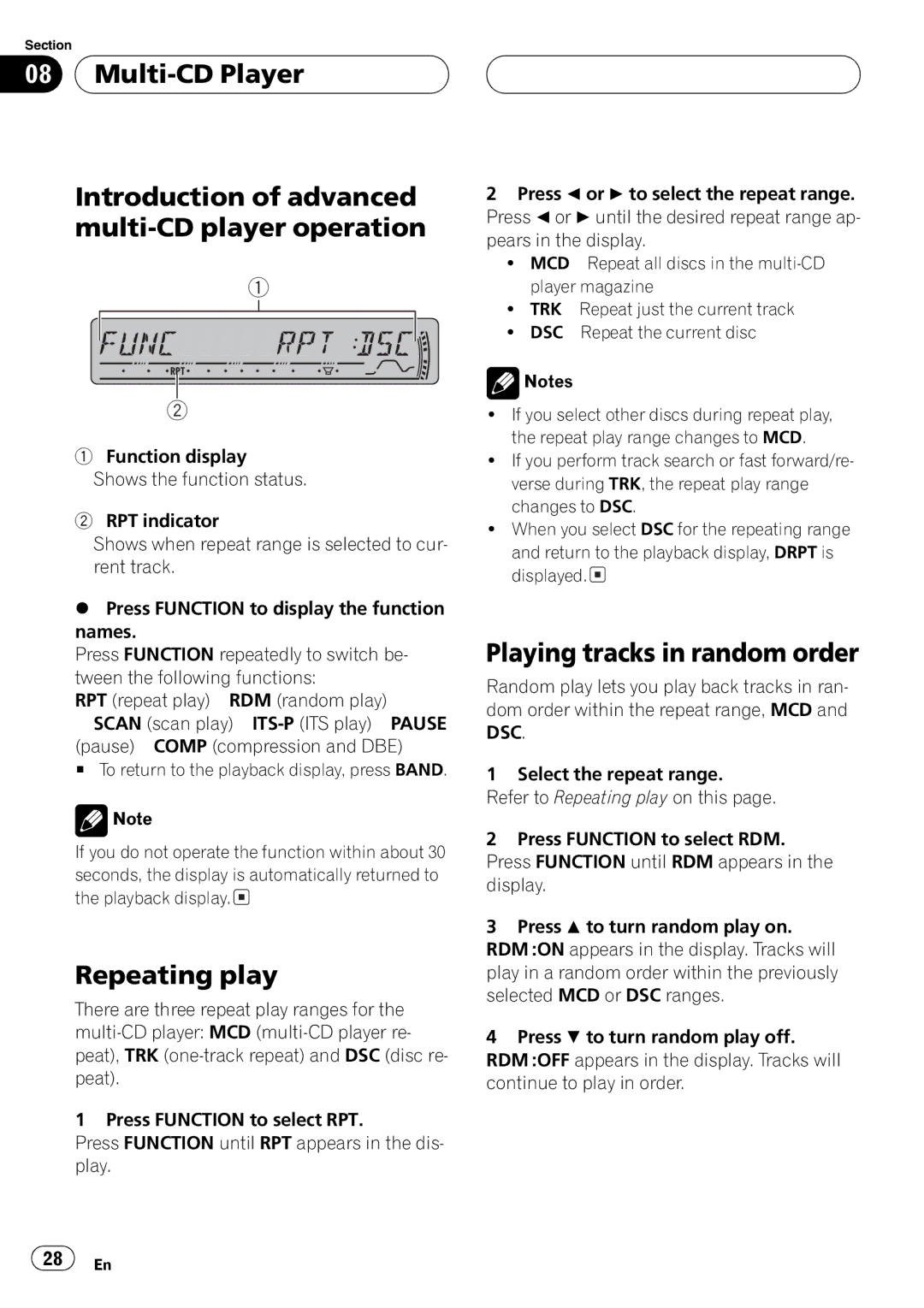 Pioneer DEH-P4800MP operation manual 