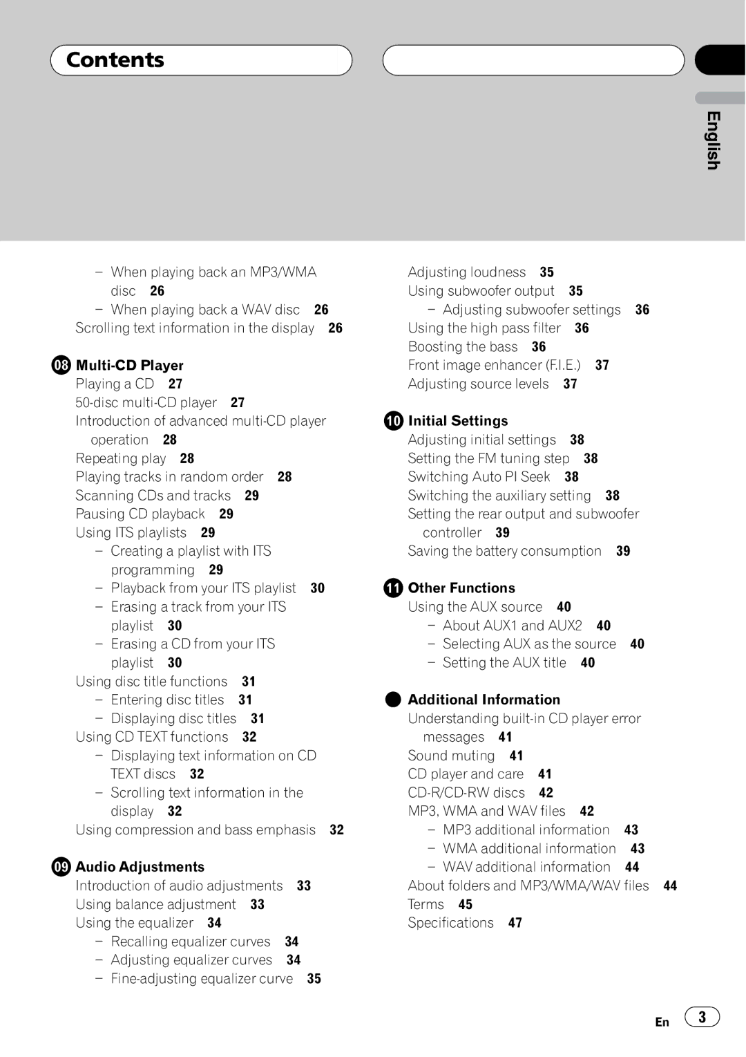 Pioneer DEH-P4800MP operation manual 