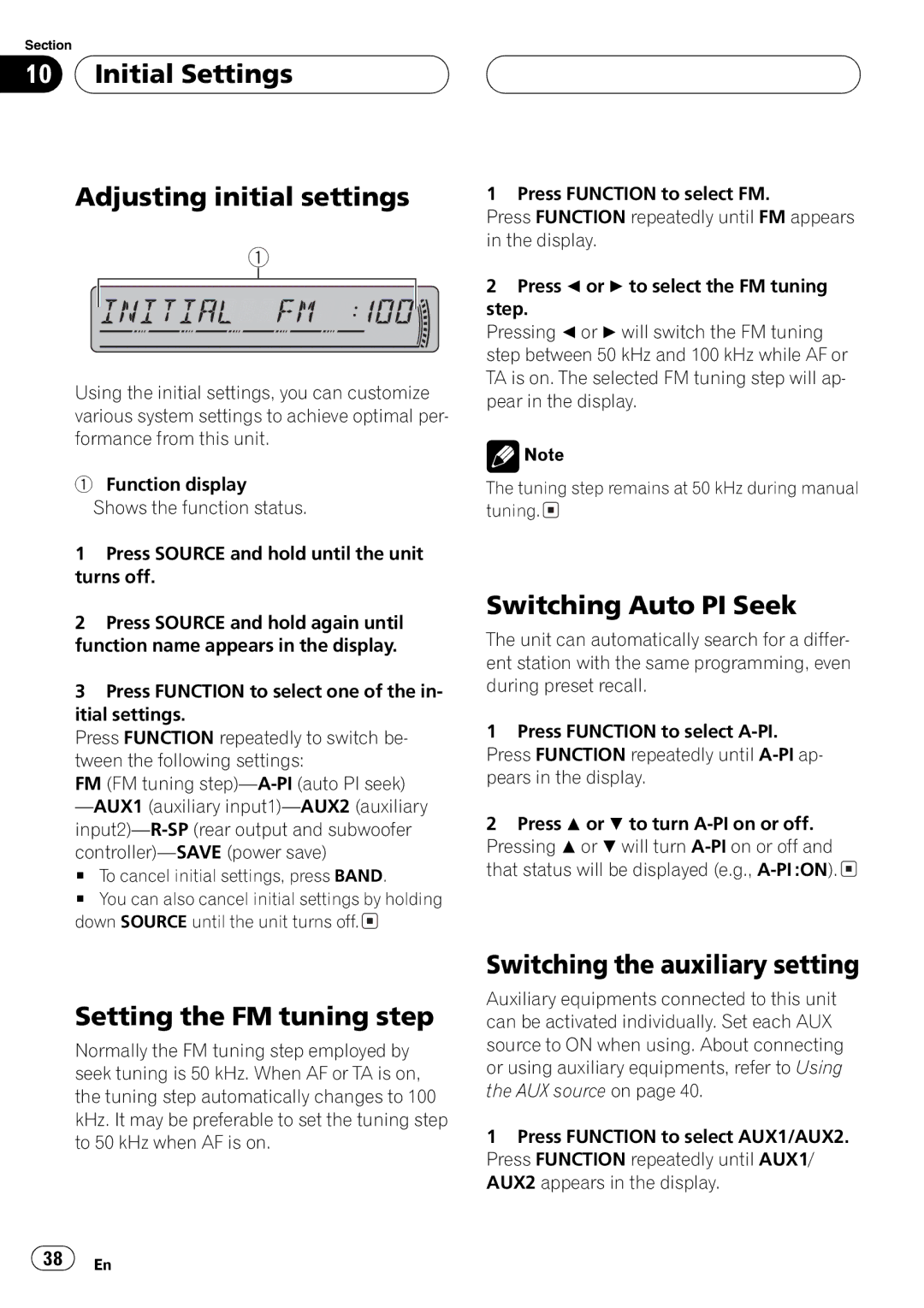 Pioneer DEH-P4800MP operation manual 