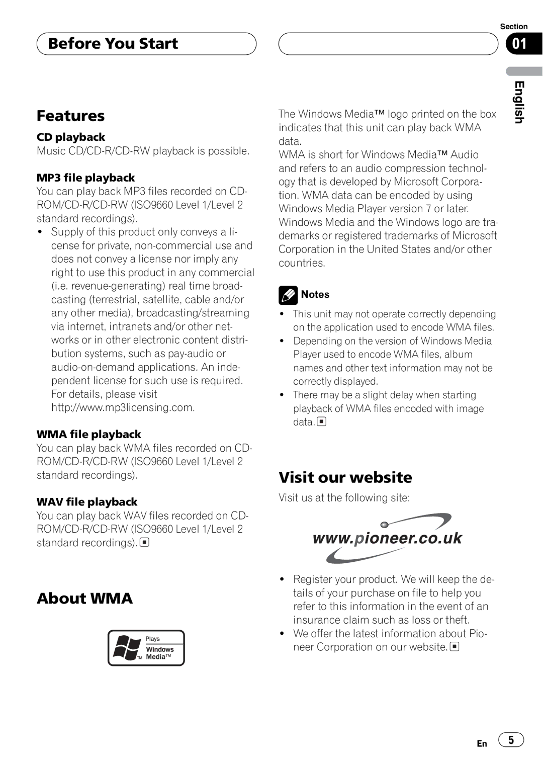 Pioneer DEH-P4800MP operation manual 