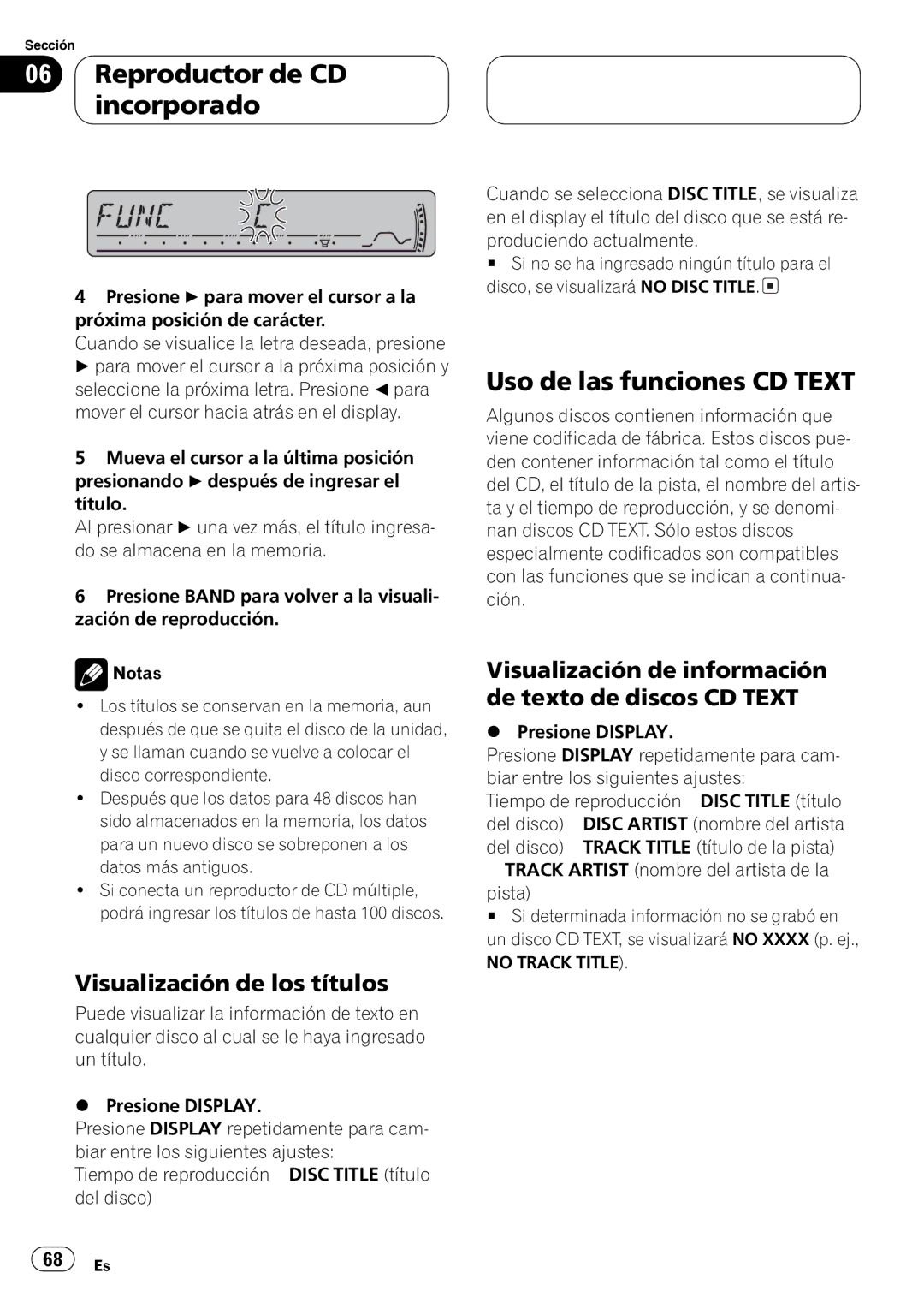 Pioneer DEH-P4800MP operation manual + % 