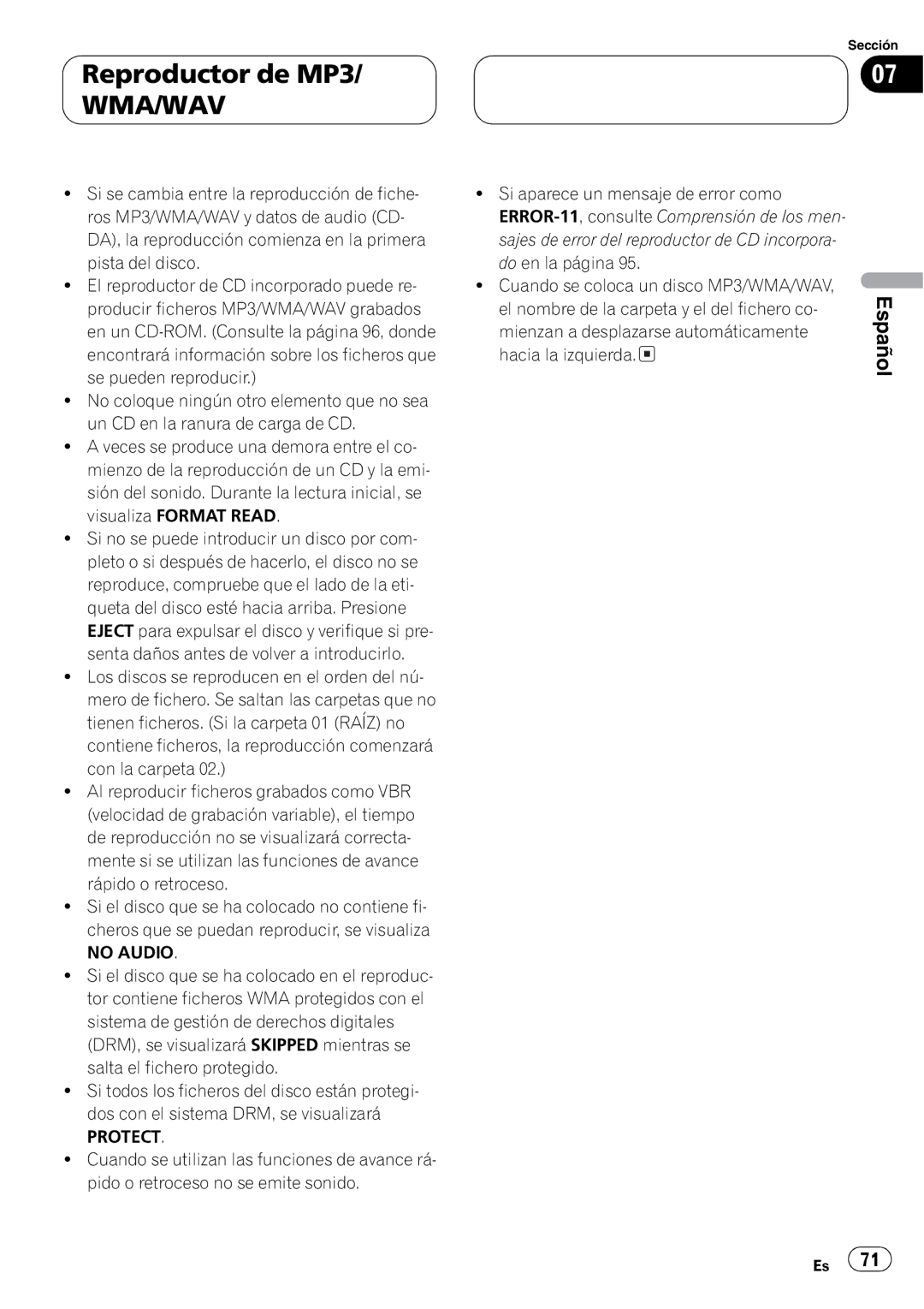 Pioneer DEH-P4800MP operation manual 