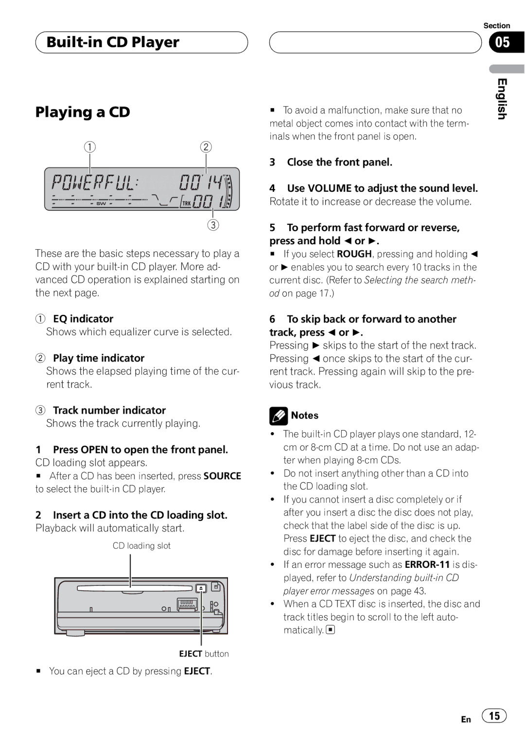 Pioneer DEH-P4800MP operation manual 