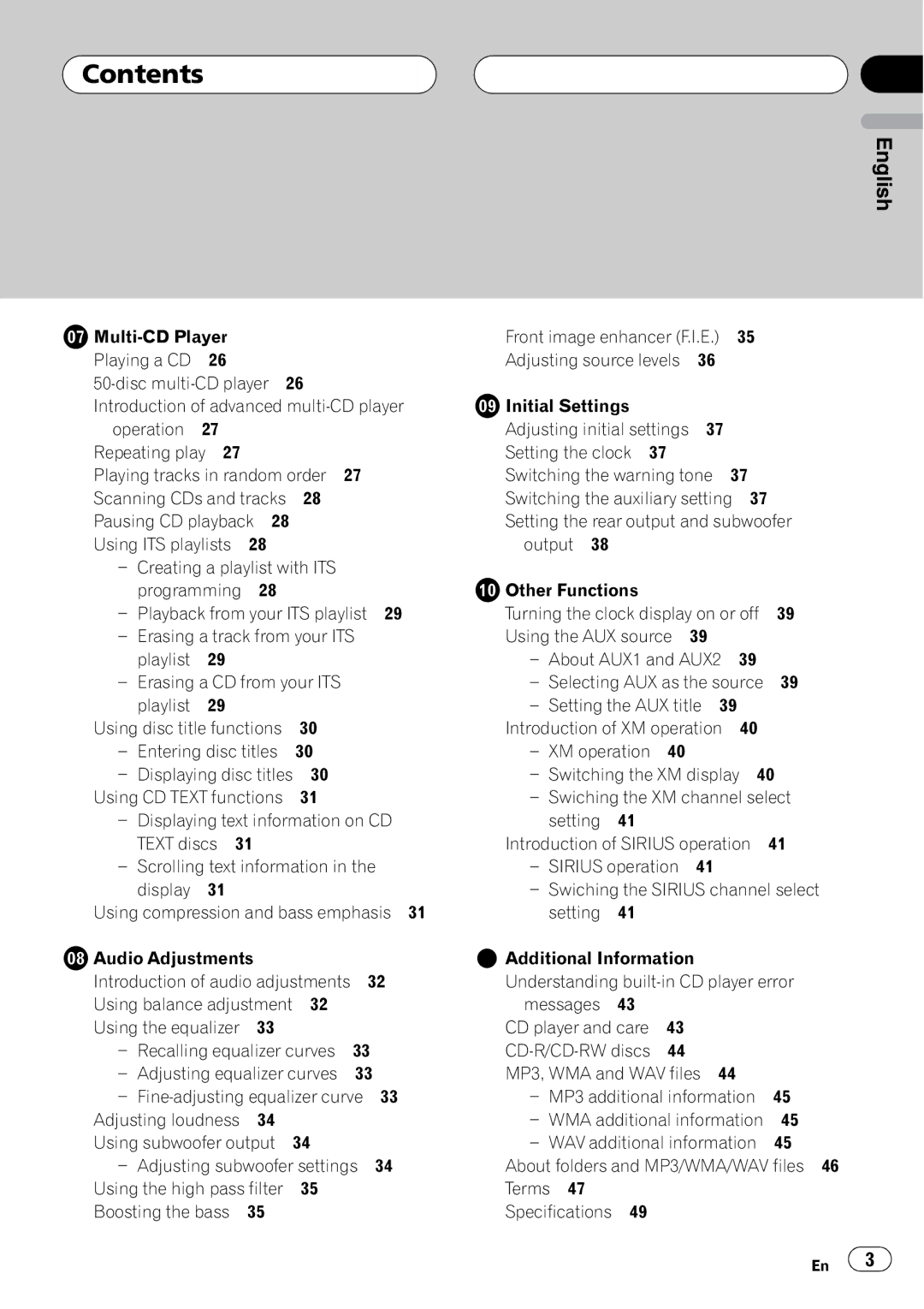 Pioneer DEH-P4800MP operation manual 