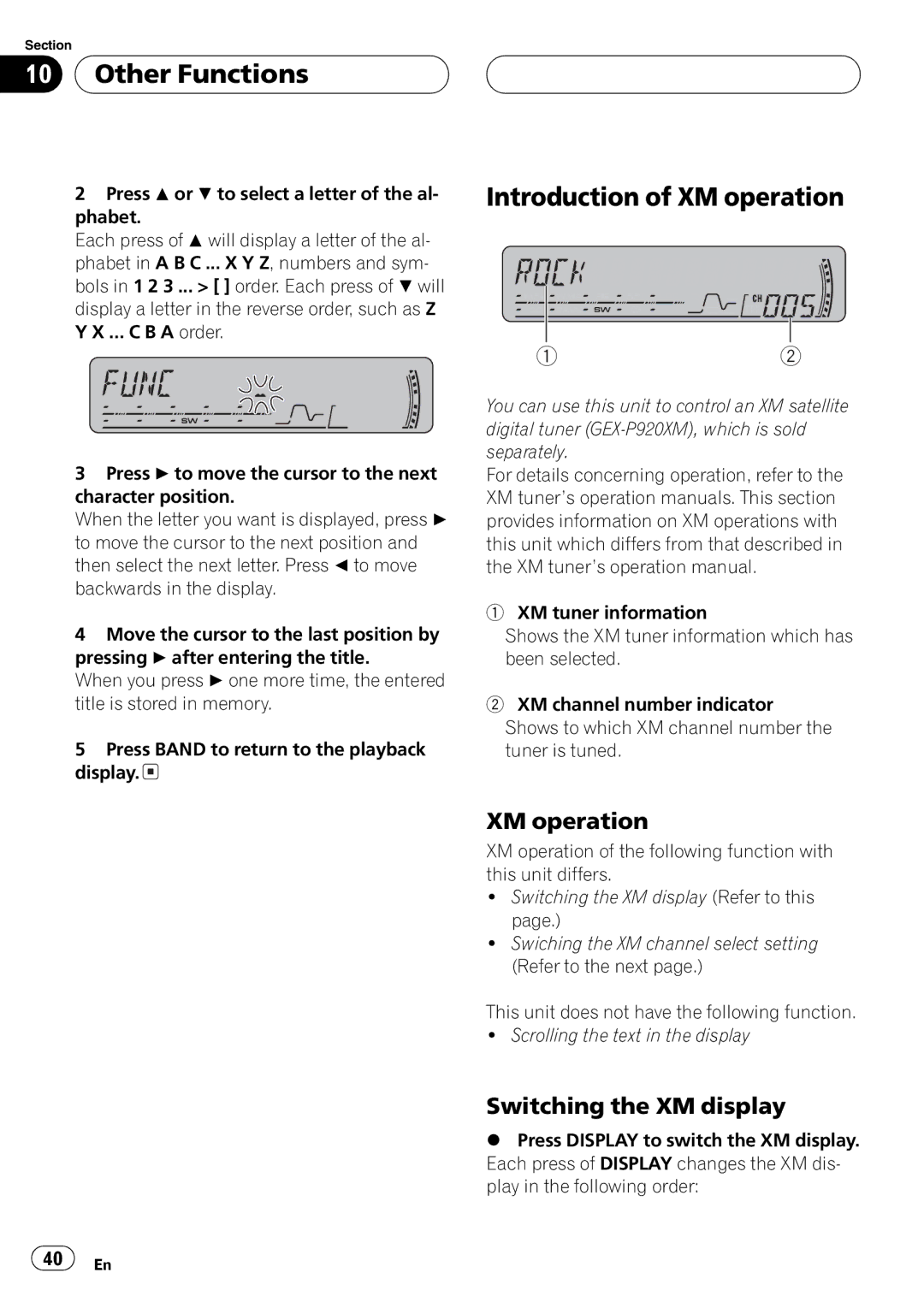 Pioneer DEH-P4800MP operation manual 