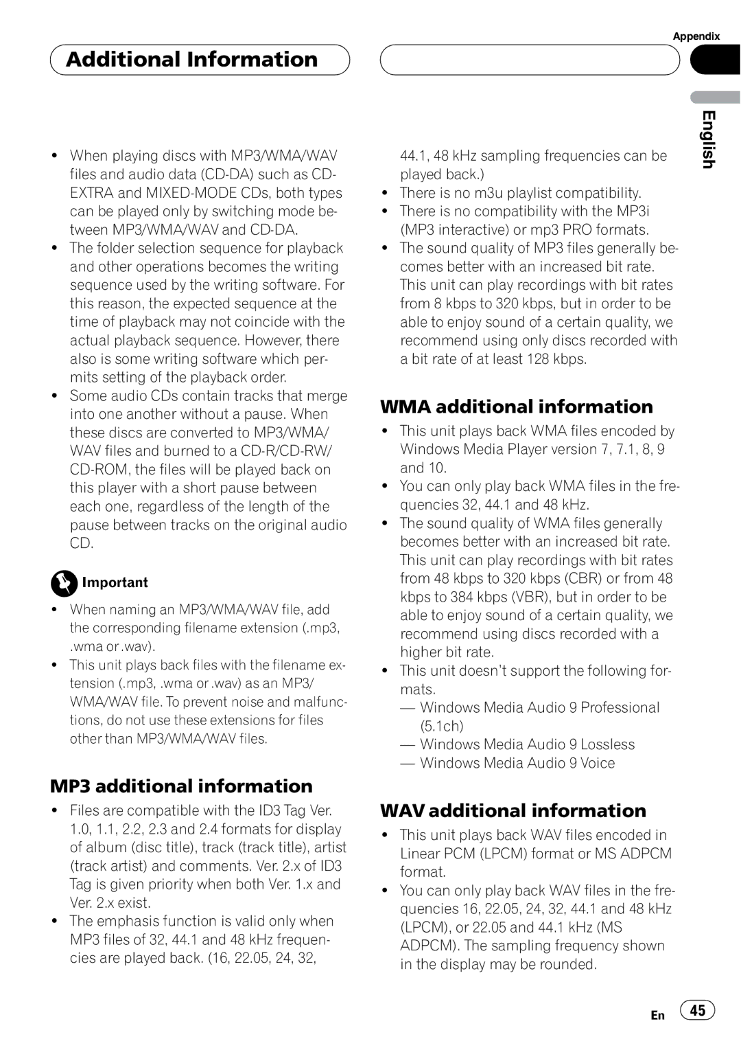 Pioneer DEH-P4800MP operation manual 