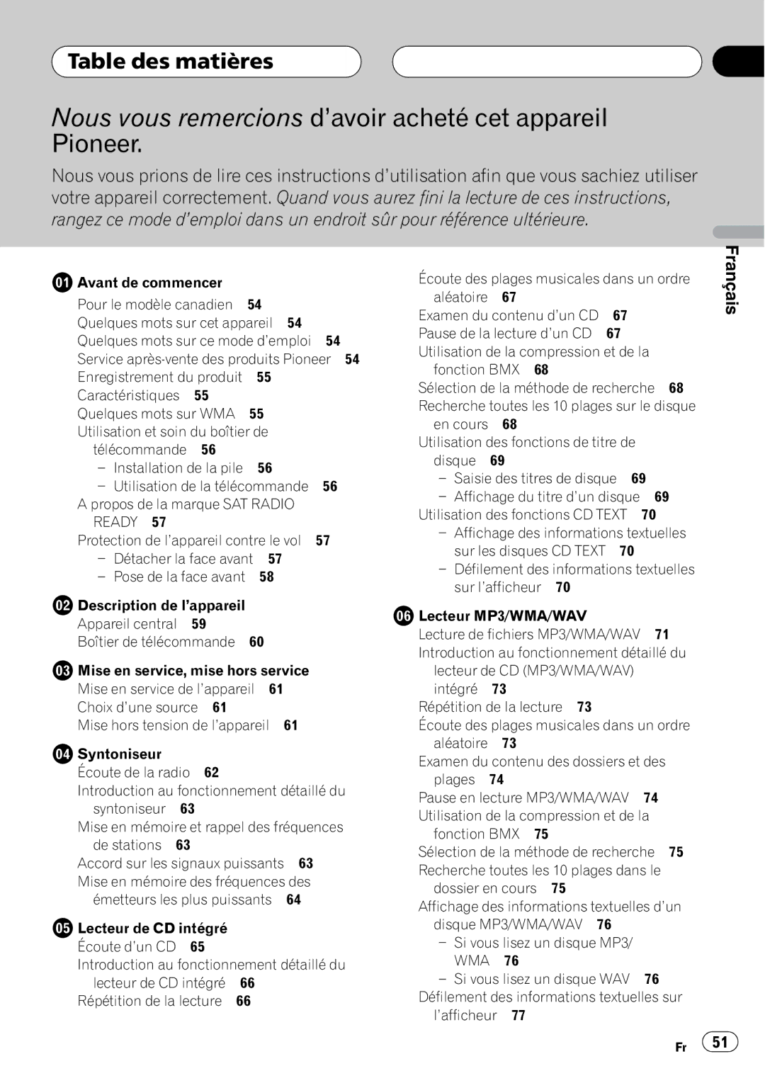 Pioneer DEH-P4800MP operation manual 